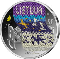 5 Eur moneta, skirta lopšinei (iš serijos „Mano pasakos“)