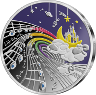 5 Eur moneta, skirta lopšinei (iš serijos „Mano pasakos“)